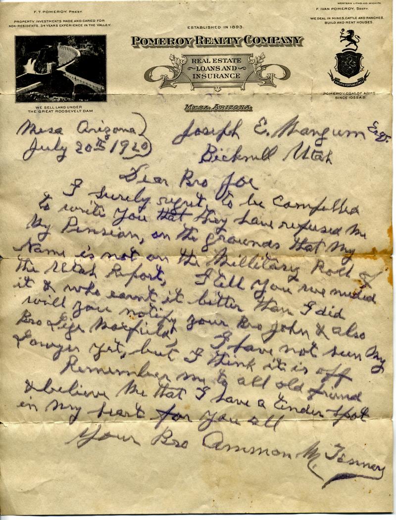 Letter 1920