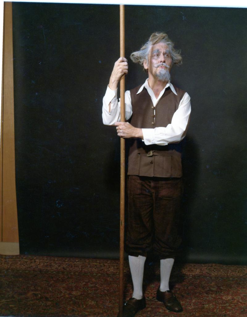 Uncle Jack, ever the actor, here as Don Quixote