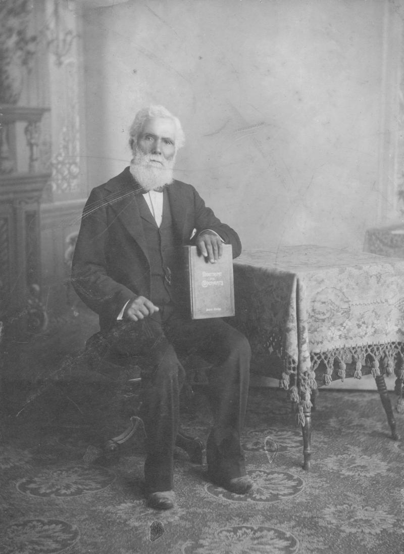 Samuel Claridge, Patriarch in Thatcher, Arizona with Doctrine and Covenants
