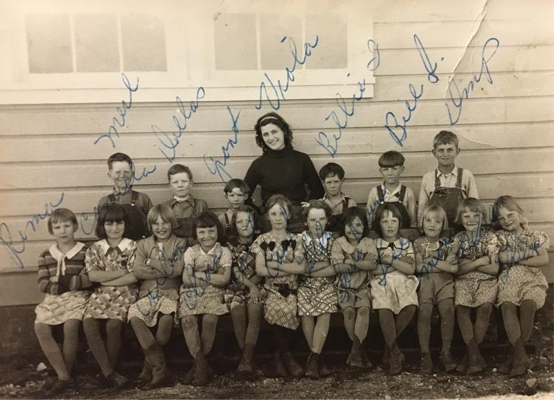 New Harmony School Class About 1934
