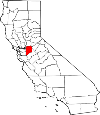 322px California San Joaquin Map 