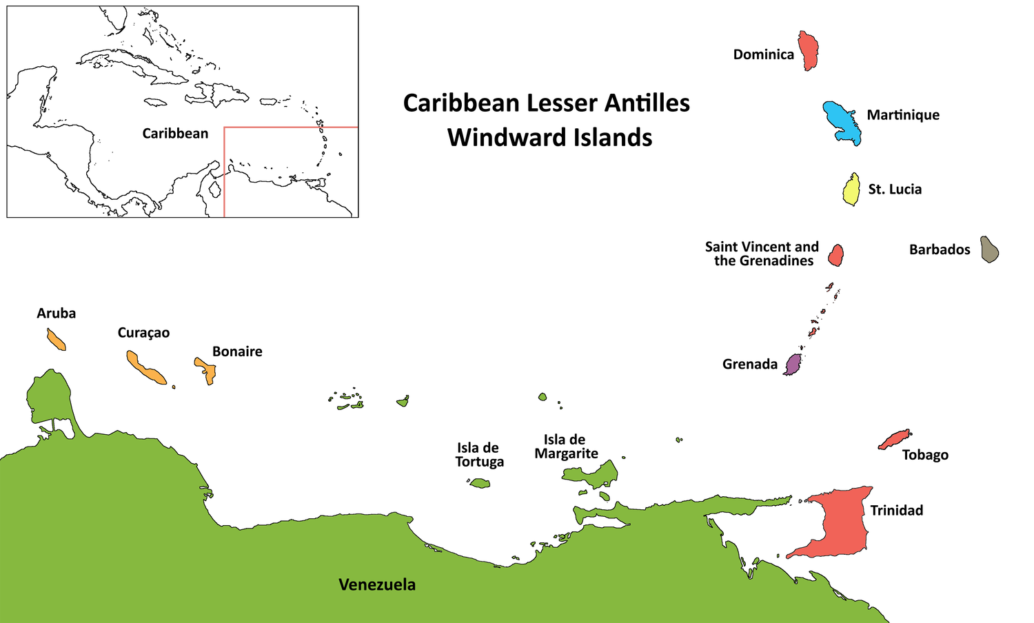 1500px Caribbean Lesser Antilles Windward Islands 