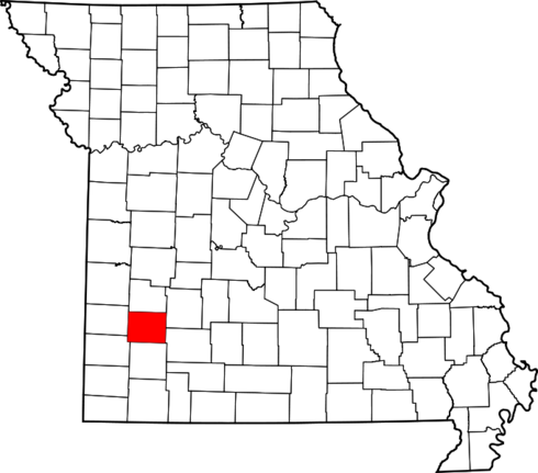490px Missouri Dade County Map.svg 