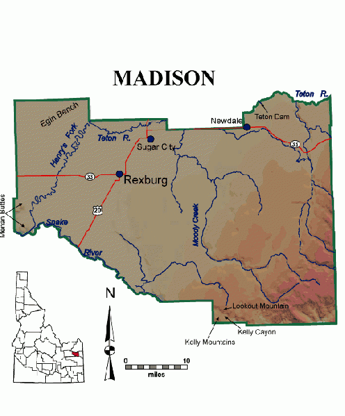 File:Madison CO. map, Idaho.gif