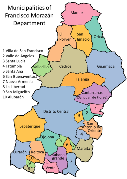 Diunsa Map - Department store - Francisco Morazán Department, Honduras