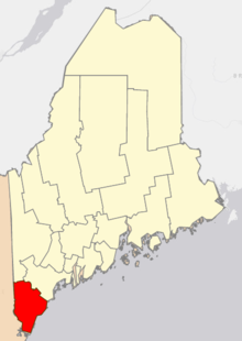220px US Locator Map Maine York.PNG