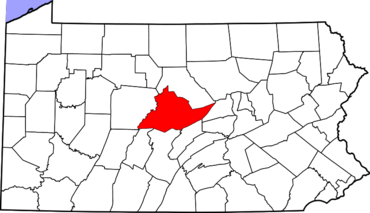 370px Centre County PA Map 