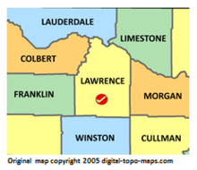 lawrence county alabama genealogy familysearch wiki neighboring al