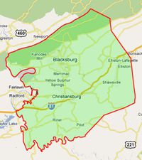 Montgomery County Va Map Montgomery County, Virginia Genealogy   FamilySearch Wiki