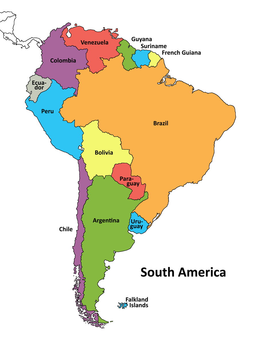 map of south america        <h3 class=