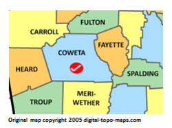 coweta county georgia ga genealogy familysearch neighboring